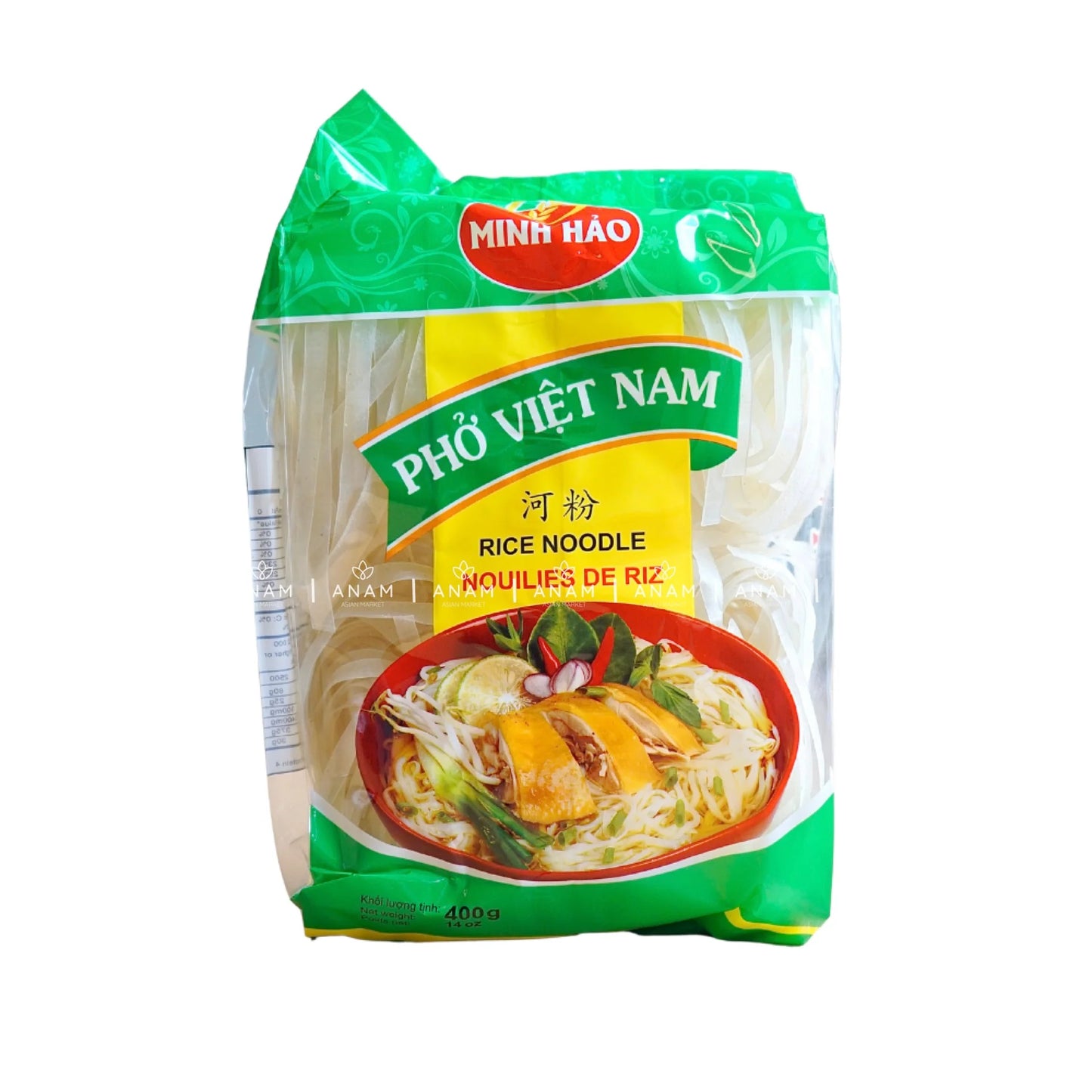 MINH HAO Rice Noodles (Hu Tieu Dai) 30 x 400G | 米粉 | Hu Tieu Dai