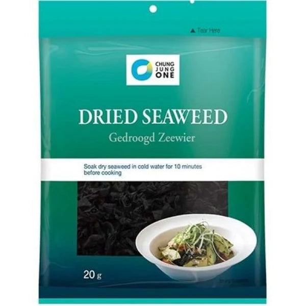 CHUNG JUNG - Seaweed Dried & Sliced 60 x 20G | 干紫菜丝 | Rong bien kho soi
