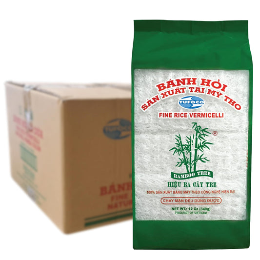 BAMBOO TREE Thin Rice Vermicelli  Banh Hoi 30 x 340g