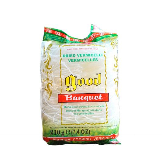 ACECOOK Good Banquet Dried Rice Vermicelli 24 x 210g | 宴席粉丝 | Mien Dau Xanh