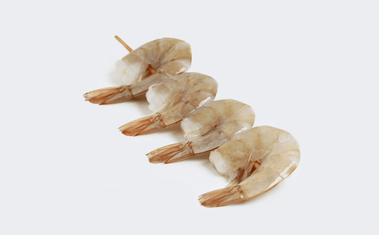 Dayseaday Vannamei Shrimps HLSO Easy Peeled 21/25 12x750g | Dayseaday 无头有壳 开背白虾 21/25 750g