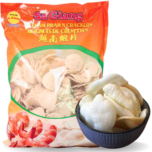 SAGIANG - PRAWN CRACKER 12 x 1KG | 虾饼 | Banh Phong Tom Sagiang